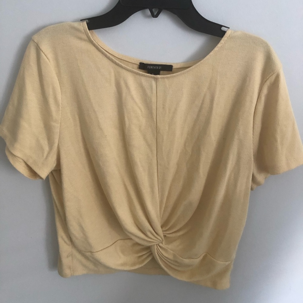 forever 21 yellow shirt